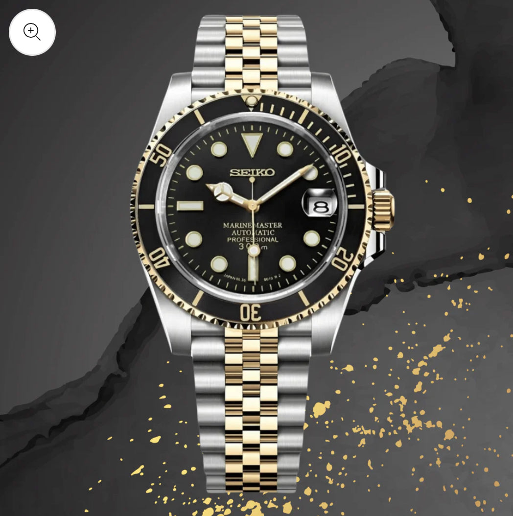 Seikomariner | TwoTone Royal Gold - Black
